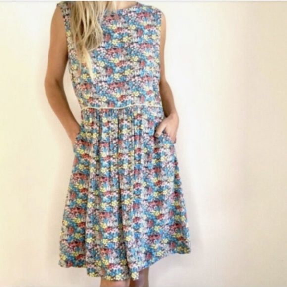 Matilda Jane Hello Lovely Floral Flare Skirt Dress (8) - Picture 3 of 6